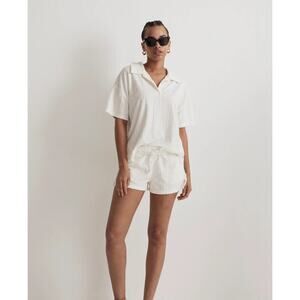 Madewell Terry Jacquard Polo Shirt